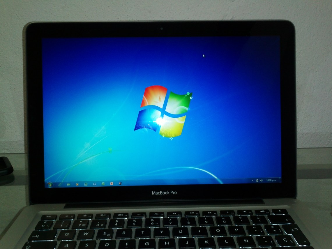 Macbook Pro con Windows mediante Bootcamp