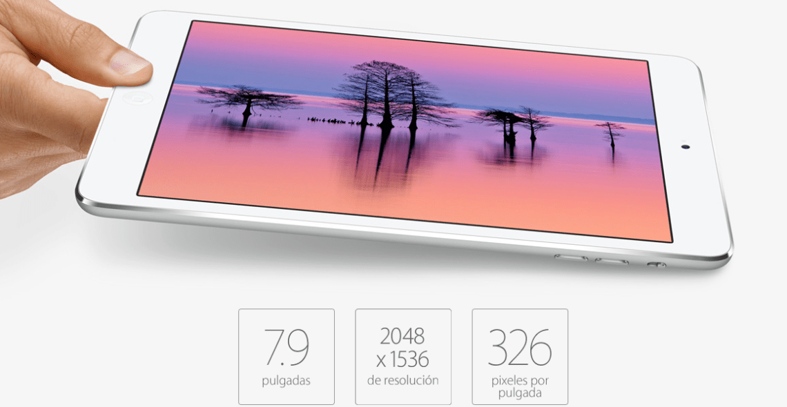 iPad Mini ahora con pantalla retina