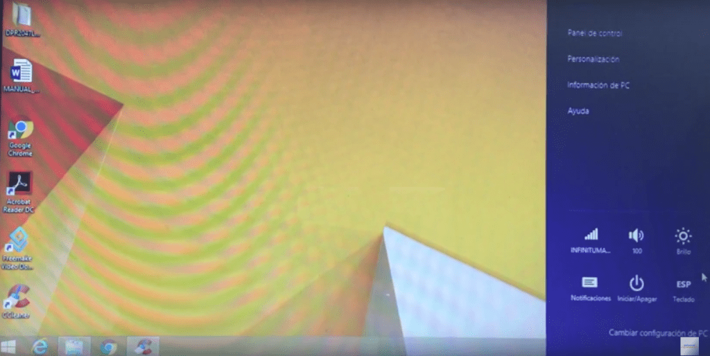 charms derecho configuración